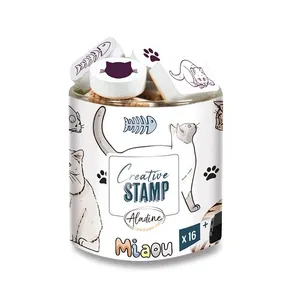 Podpisy Stampo Scrap Kočky, 16 szt.